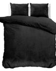 Posteljina Velvet Uni Črna