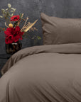 EMSA Velvet uni Taupe 240 x 200/220