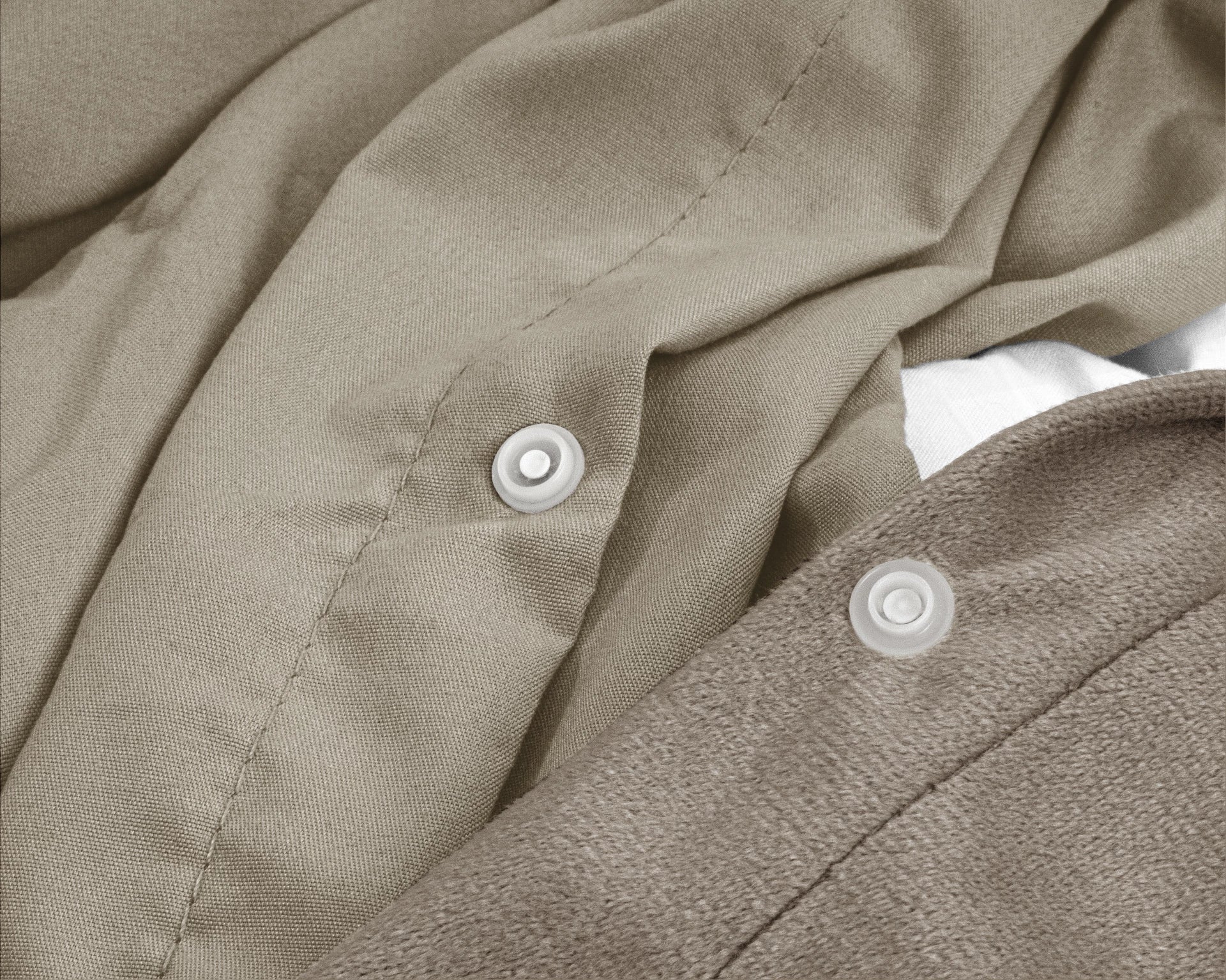 EMSA Velvet uni Taupe 240 x 200/220