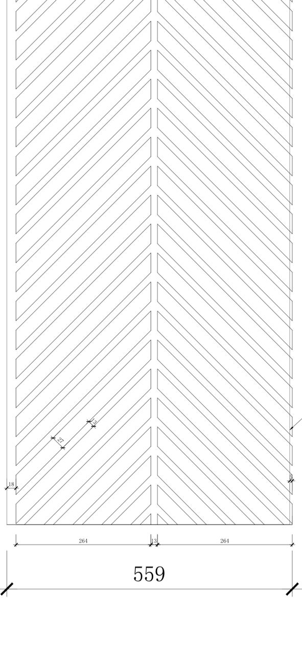 DELUX Akustični leseni paneli 270x55,9 cm - Hrast Herringbone - Minu.si