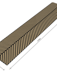 DELUX Akustični leseni paneli 270x55,9 cm - Hrast Herringbone - Minu.si