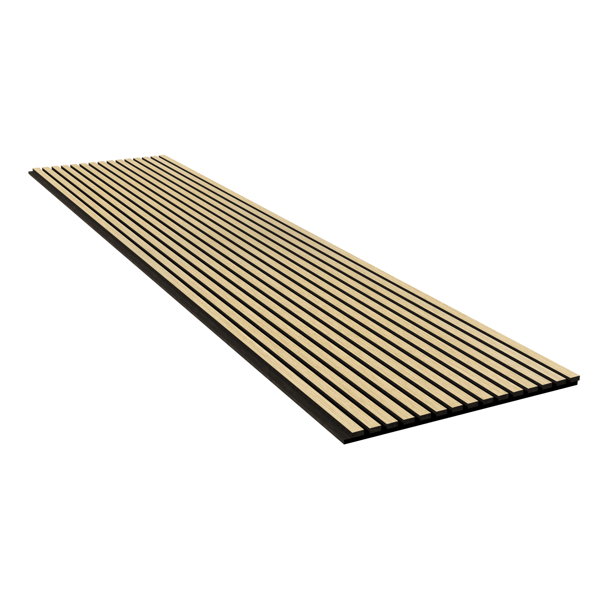 DELUX Akustični leseni paneli 270x60 cm - Hrast - Minu.si