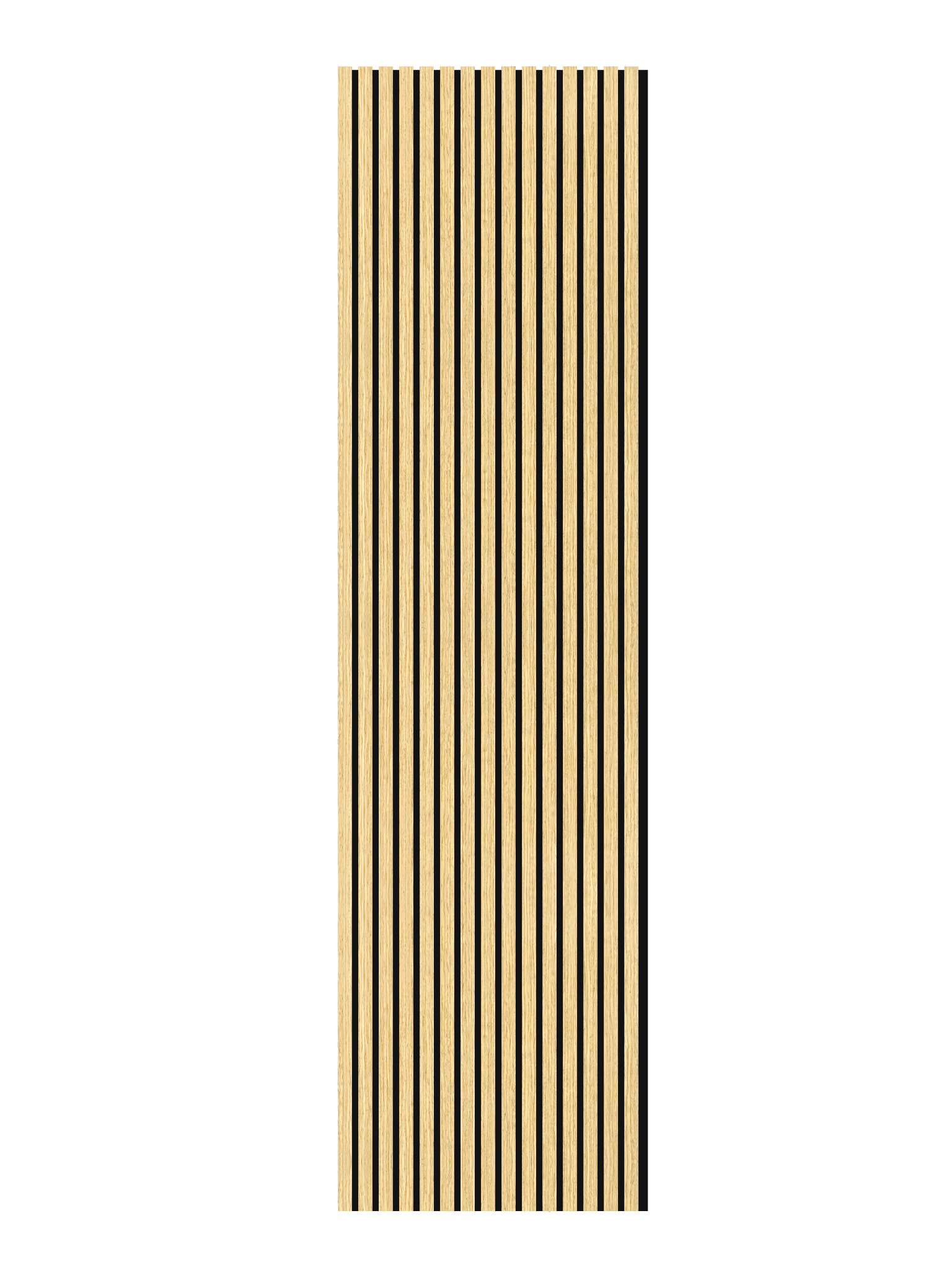 DELUX Akustični leseni paneli 300x60 cm - Hrast - Minu.si