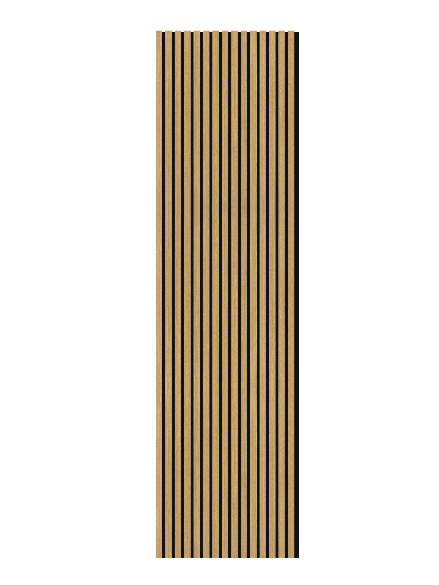 DELUX Akustični leseni paneli 300x60 cm - Oljen/Temni Hrast - Minu.si