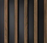 Leseni panel WoodHarmony ® Oreh na črni podlagi - Minu.si