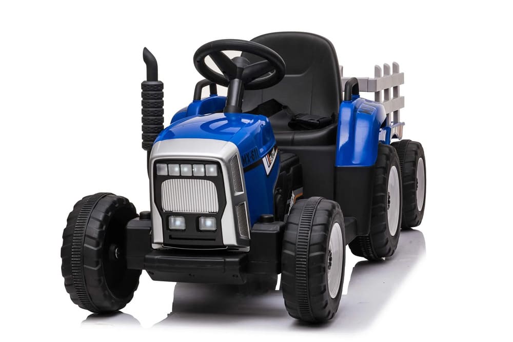 Otroški traktor na akumulator s prikolico - Minu.si