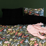 Saten posteljnina Premium Bloom
